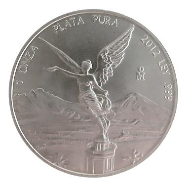 Silbermünze Mexiko Libertad Siegesgöttin 2012 - 1 Unze