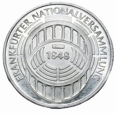 5 Mark Silbermünze 1973 Nationalversammlung - J.412