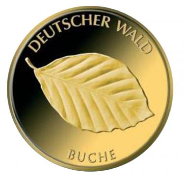 Deutscher Wald Buche 2011 Goldmünze - 20 Euro