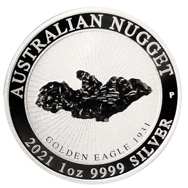 Silbermünze Nugget Golden Eagle 2021 - 1 Unze