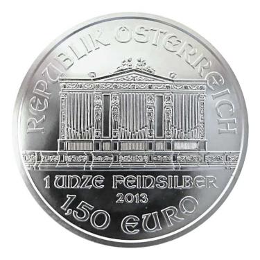 Silbermünze Wiener Philharmoniker 2013 - 1 Unze 999 Feinsilber
