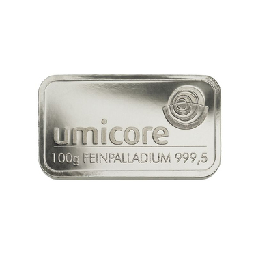 Palladiumbarren 100 Gramm diverse Hersteller - gebraucht