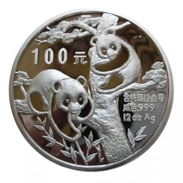 China Panda Silbermünze 1988 - 12 Unzen PP