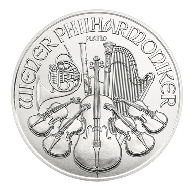 Platinmünze Wiener Philharmoniker diverse Jahrgänge - 1 Unze  Feinplatin