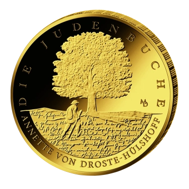 Goldmünze 2026 - 1/2 Unze - Meisterwerke der deutschen Literatur - Die Judenbuche - 100 Euro - Feingold