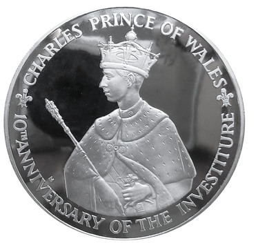 Silbermnze Prinz Charles Jamaika 1979 - 25 Dollar