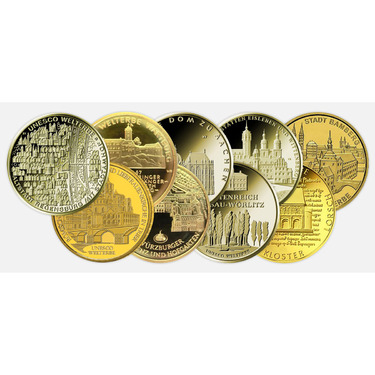 Goldmnze - 1/2 Unze - 100 Euro Weltkulturerbe 2002 - 2020