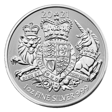 Silbermünze Großbritannien The Royal Arms 2021 - 1 Unze
