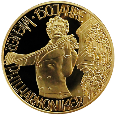 Österreich Goldmünze 1000 Schilling Johann Strauß 1992 - 16,0 gr. Feingold
