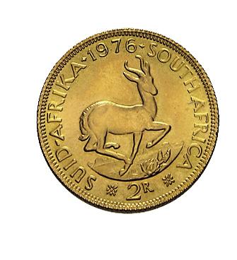 2 Rand Sdafrika Goldmnze - 7,32 Gramm Gold