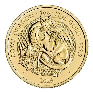 Goldmünze Tudor Dragon - Tudor Beasts Royal Dragon 2026 - 1 Unze