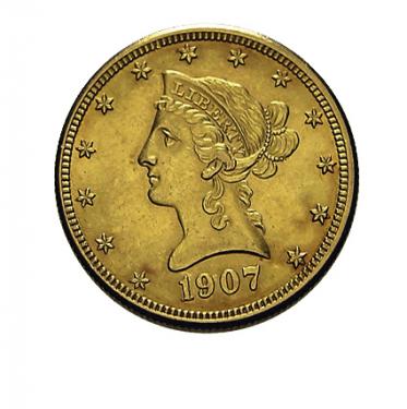 USA Liberty Head Goldmünze - 10 Dollar - 15,04 Gramm Feingold