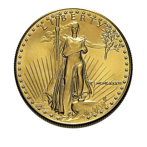 Eagle Münze 1 Unze Vorderseite