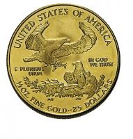 Eagle Münze 1/2 Unze Rückseite