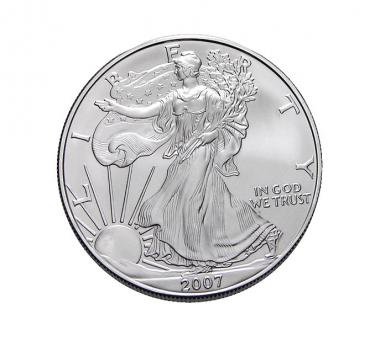 Silbermünze American Eagle 2012 - 1 Unze 999 Feinsilber